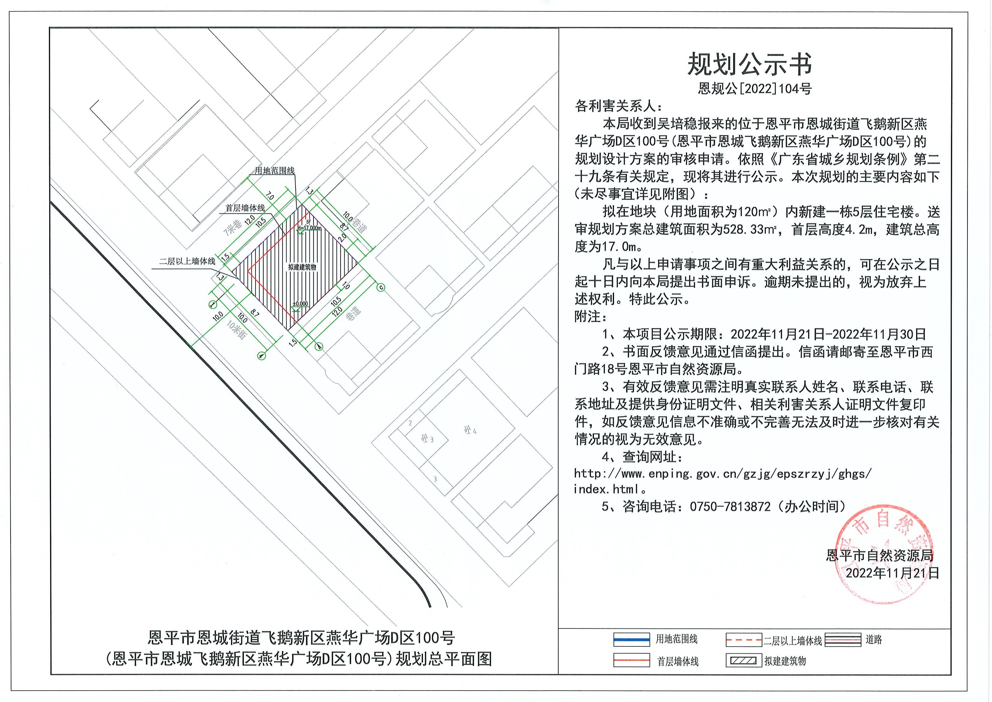 104.關(guān)于恩平市恩城街道飛鵝新區(qū)燕華廣場(chǎng)D區(qū)100號(hào)(恩平市恩城飛鵝新區(qū)燕華廣場(chǎng)D區(qū)100號(hào))（吳培穩(wěn)）的規(guī)劃公示書(shū)_00.jpg