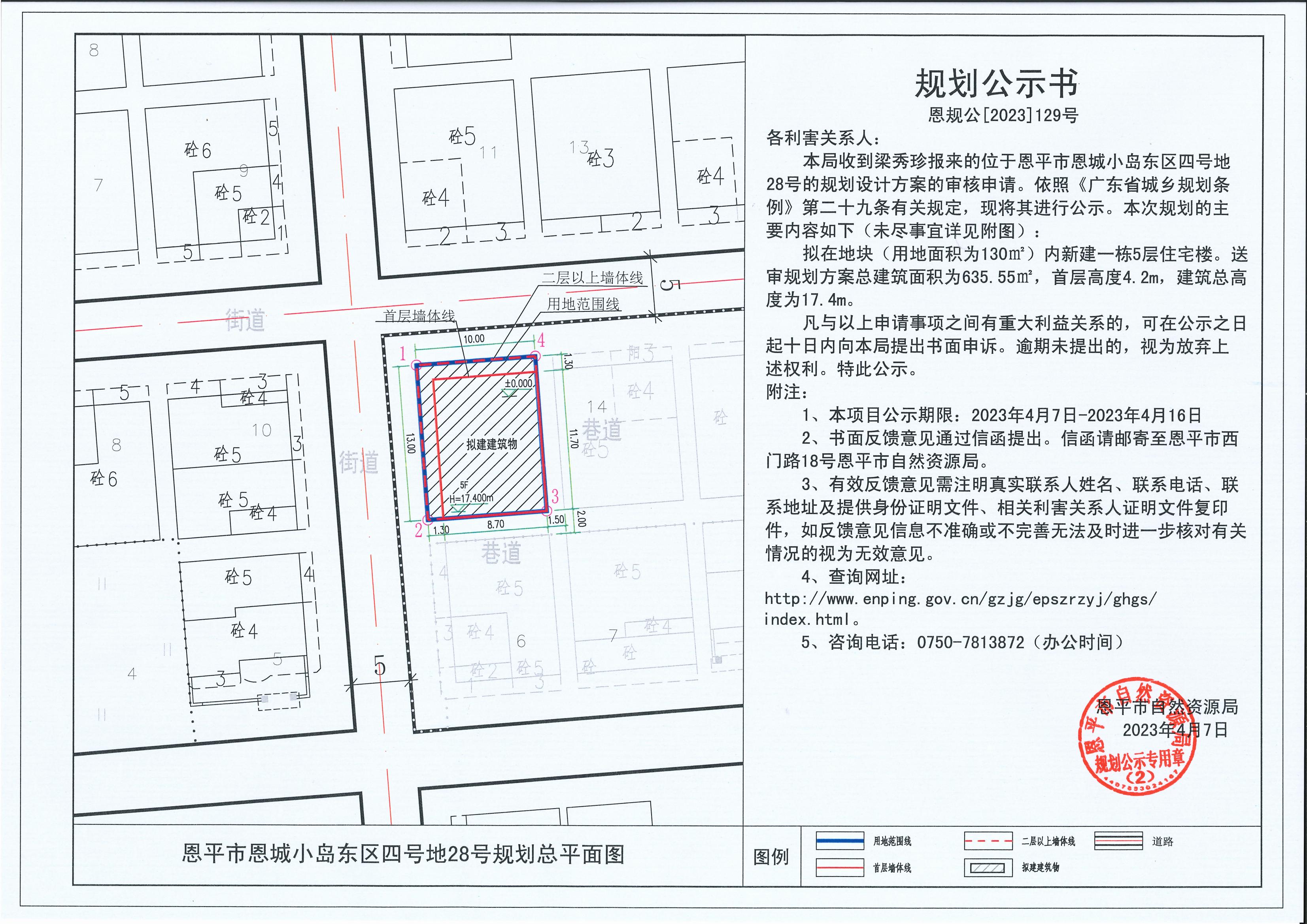 129.關(guān)于恩平市恩城小島東區(qū)四號(hào)地28號(hào)（梁秀珍）的規(guī)劃公示書(shū)_00.jpg
