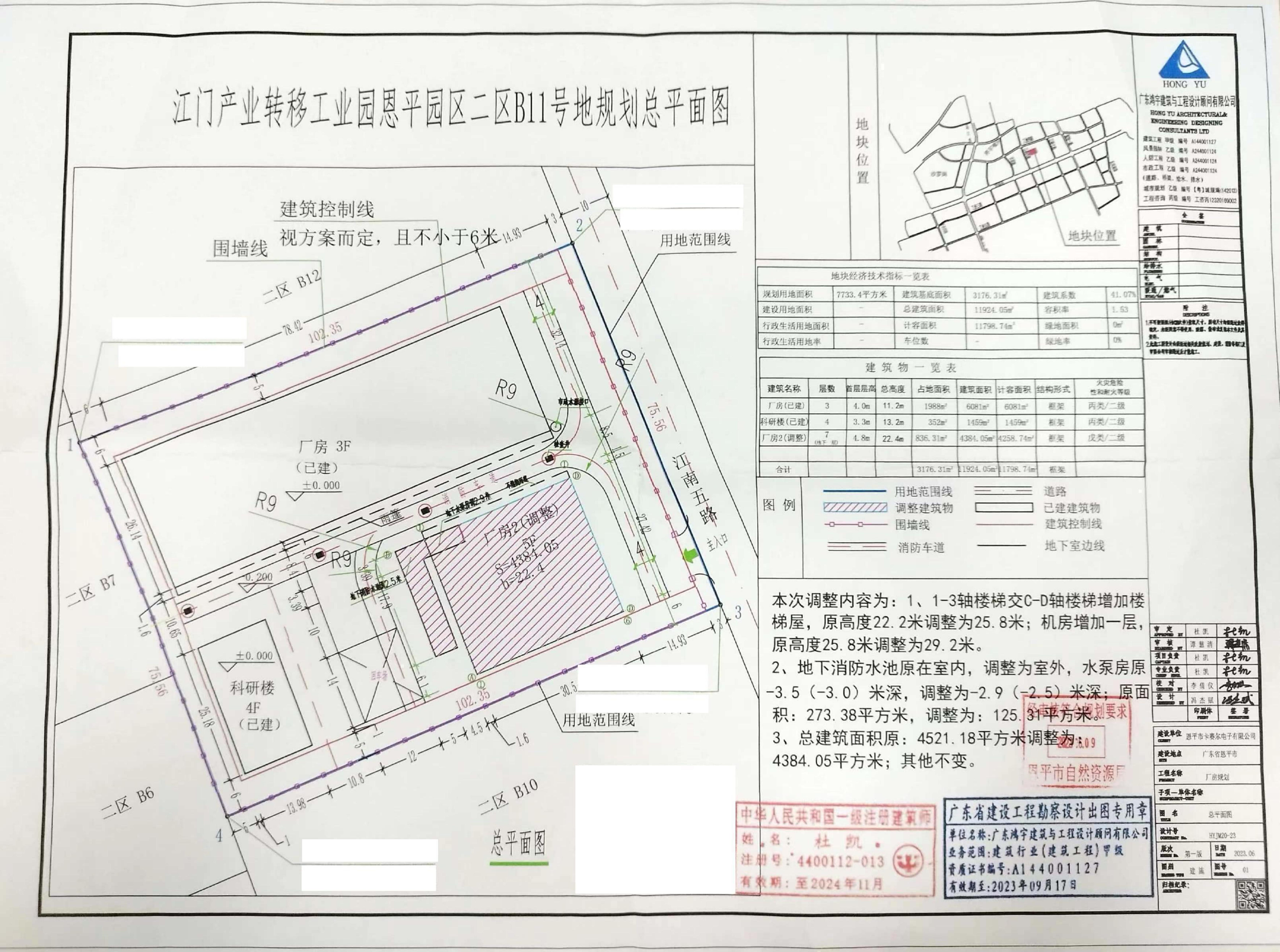 【批后公告】恩平市江門產(chǎn)業(yè)轉(zhuǎn)移工業(yè)園恩平園區(qū)二區(qū)B11號(hào)總平面圖_00.jpg
