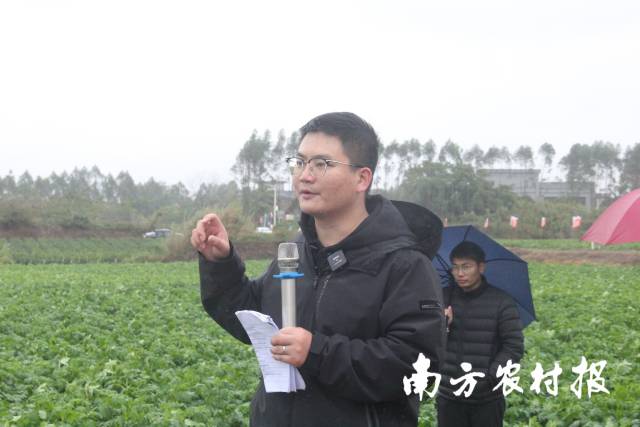 江門天禾農(nóng)業(yè)服務(wù)有限公司代表梁煒坤。