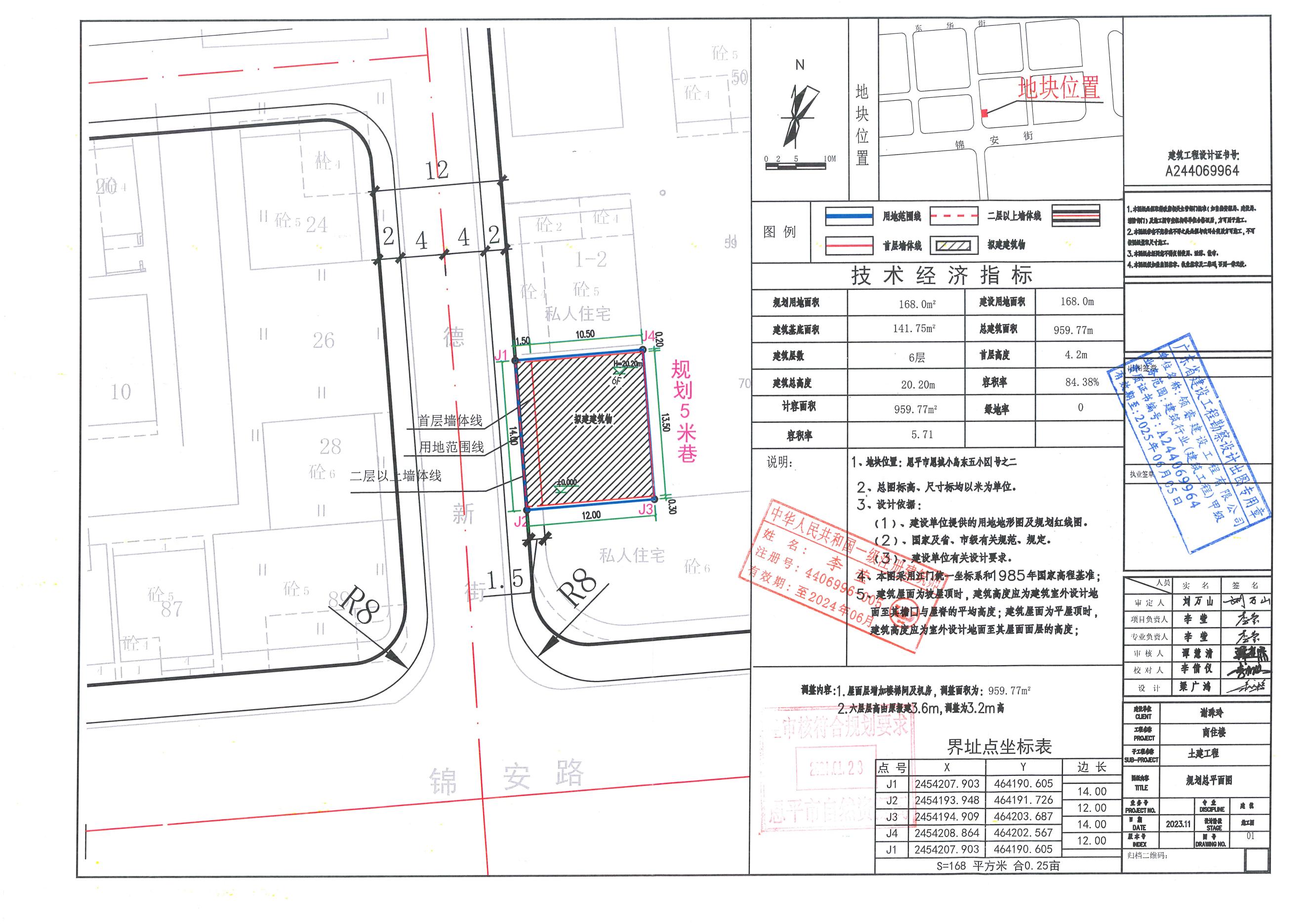 【批后公告】恩平市恩城小島東五小區(qū)I號(hào)之二規(guī)劃設(shè)計(jì)總平面圖（調(diào)整方案）.jpg