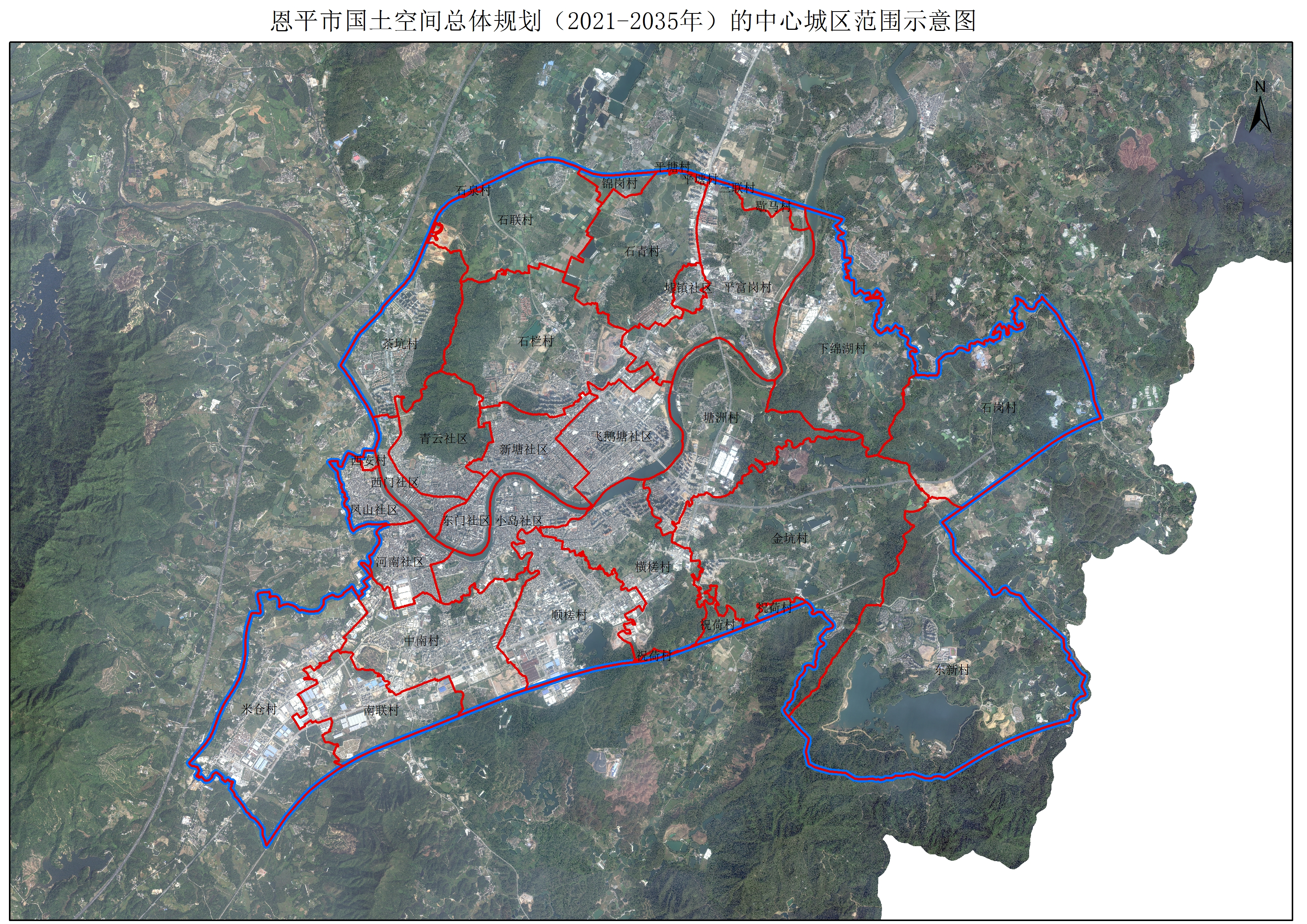 恩平市國土空間總體規(guī)劃（2021-2035年）的中心城區(qū)范圍示意圖.png