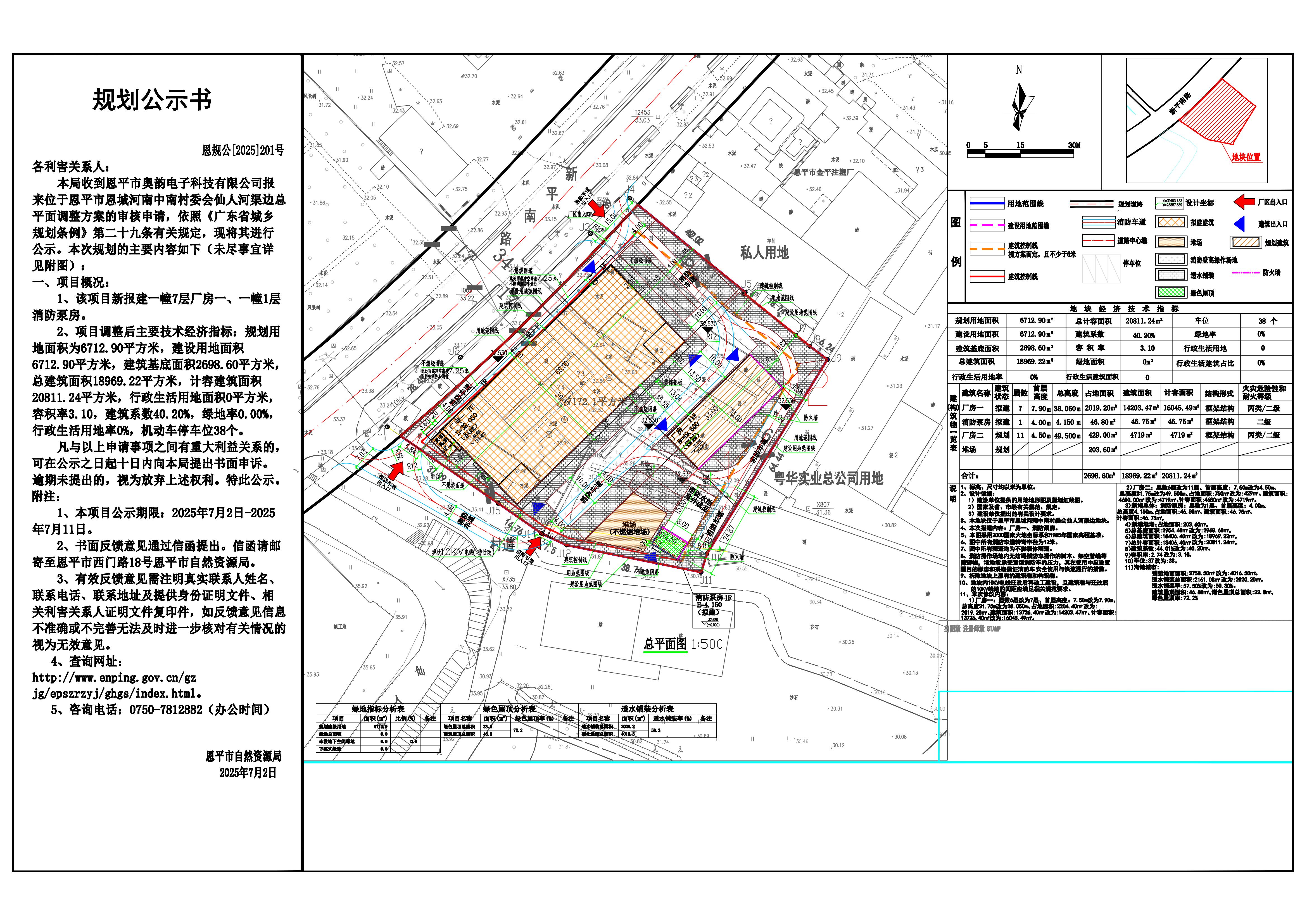 恩規(guī)公[2025]201號(hào) 關(guān)于恩平市恩城河南中南村委會(huì)仙人河渠邊（恩平市奧韻電子科技有限公司）的規(guī)劃公示書.jpg